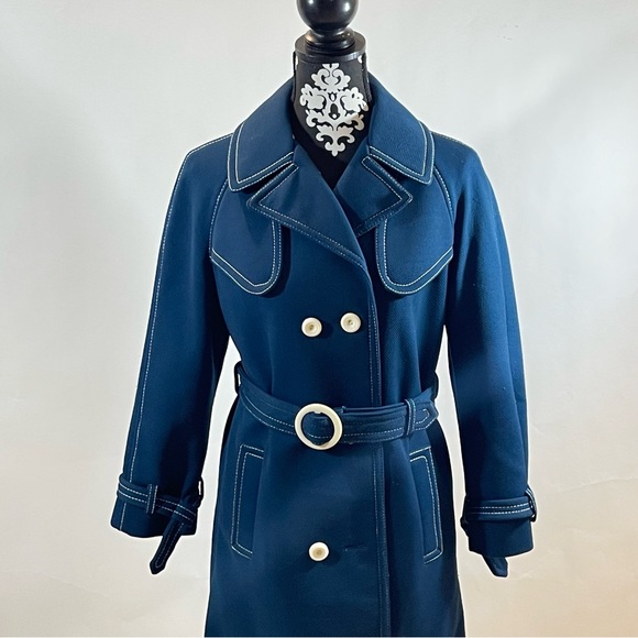 British Mist Vintage Trench Coat - Picture 9 of 16